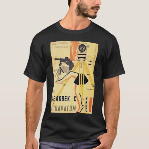 DZIGA VERTOVS MAN WITH A MOVIE CAMERA 19291 T_Shirt