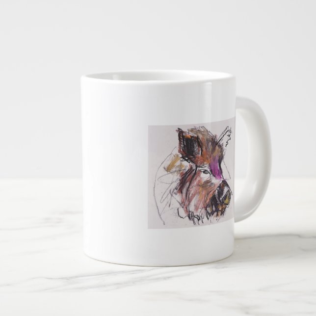 Dzik Giant Coffee Mug (Front Right)