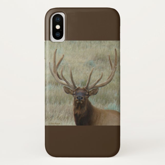 E10 Bull Elk in Velvet Head Shot Case-Mate iPhone Case (Back)