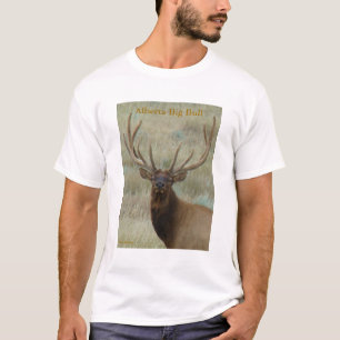E10 Bull Elk in Velvet Head Shot T-Shirt