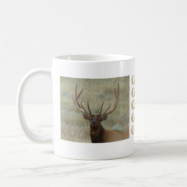 E10 Bull in Velvet Coffee Mug (Left)