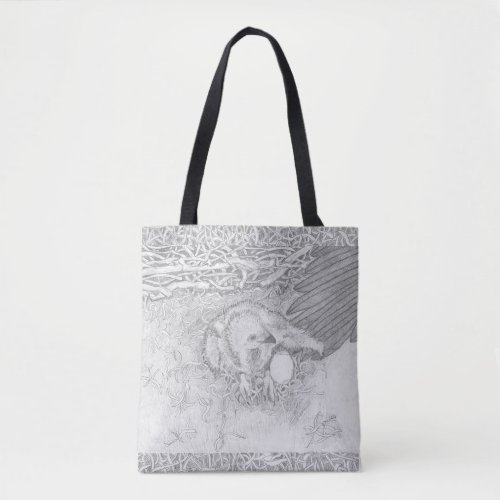 E14 SPREAD THE WORD PROTECT WILDLIFE OZZIE WING TOTE BAG