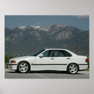 E36 M3 Sedan Poster
