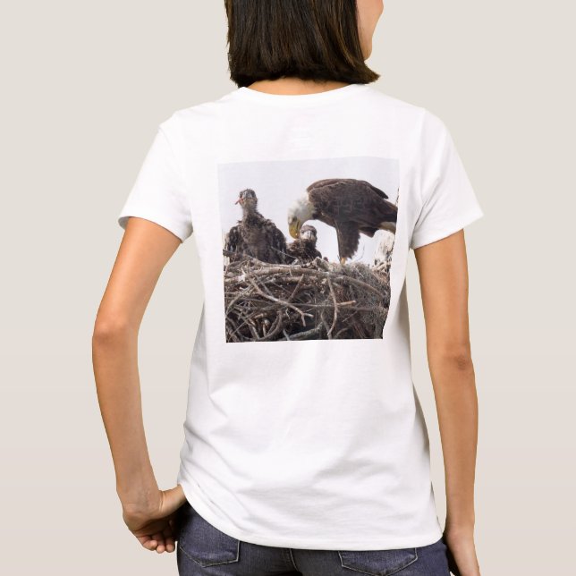 E7 & E8 SWFLEagleCam Logo'ed Women's Shirt (Back)