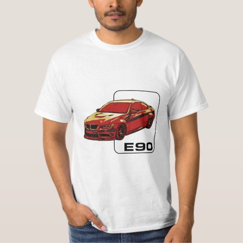 E90 M3 BMW Design _ Red T_Shirt