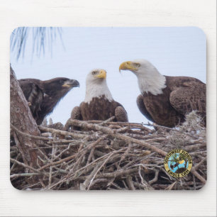 E9 & Family Mouse Pad - Simple Design