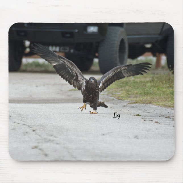 E9 walking like a boss mouse pad (Front)