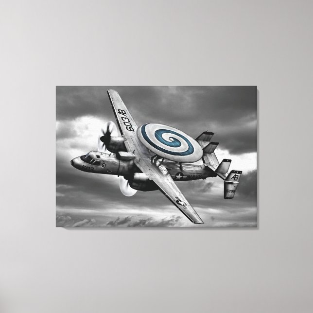 E-2 Hawkeye Canvas Print (Front)