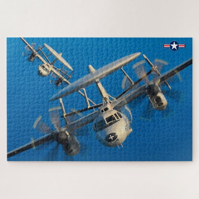 E-2C HAWKEYE (20x30 inches) Jigsaw Puzzle (Horizontal)