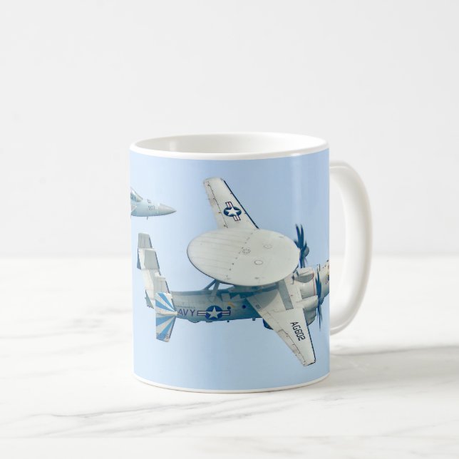 E-2D ADVANCED HAWKEYE and EA-18G GROWLER Coffee Mug (Front Right)