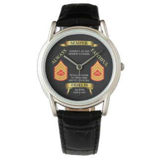 E-8 MSGT SEMPER FIDELIS / ALWAYS FAITHFUL WATCH