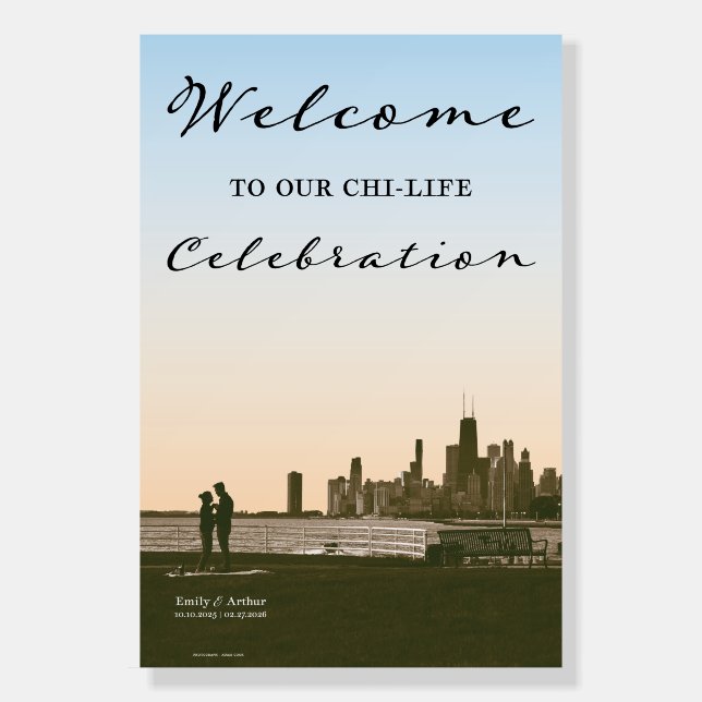 E&A CHI-LIFE Celebration 24x36 Foam Board (Front)
