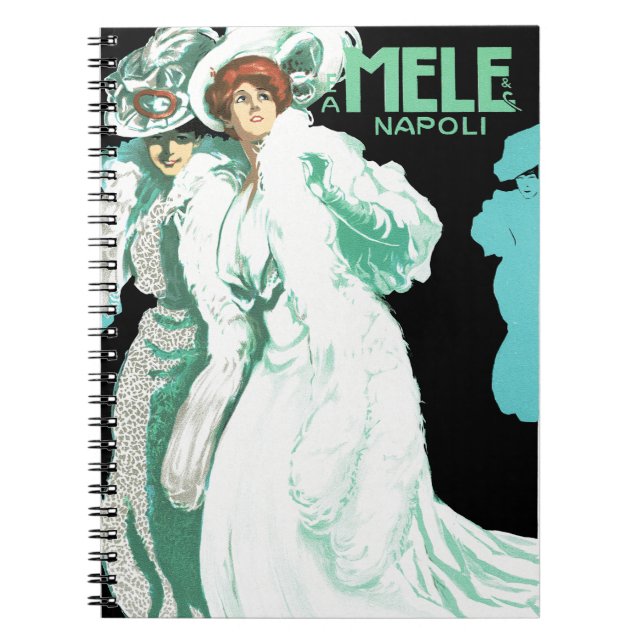 E. A. Mele ~ Women in White Notebook (Front)