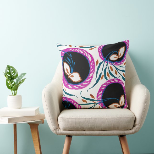 E. A. Séguy Art Nouveau , Botanical Pattern   Throw Pillow (Chair)