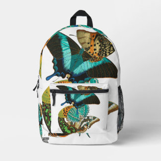 E.A. Séguy Vintage Butterflies Illustration Printed Backpack