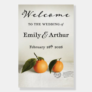 E&A Wedding Reception Welcome 24x36 Foam Boards