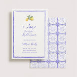 È Amore Italian Bridal Shower Invitation