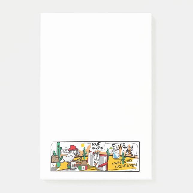 E and B "Elvis loved music but he.. Post-it® Notes (Front)