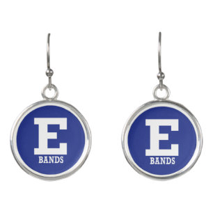 E-Bands Blue Earrings