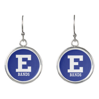 E-Bands Blue Earrings
