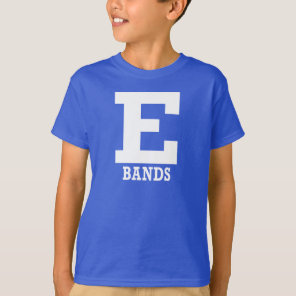 E-Bands Kids Blue Short Sleeve T-Shirt