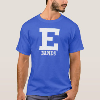 E-Bands Mens Blue Short Sleeve T-Shirt