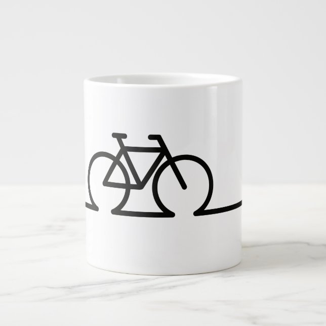 E bicycle charging point loader symbol. Acculader Giant Coffee Mug (Front)