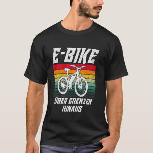 E-BIKE BEYOND LIMITS Electric Bike Lustiges E-Bike T-Shirt