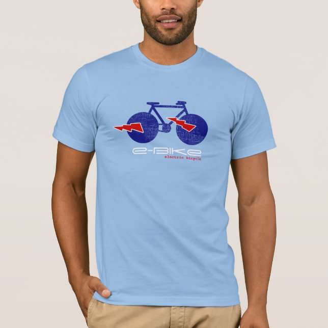 e-bike, electric-bicycle T-Shirt (Front)