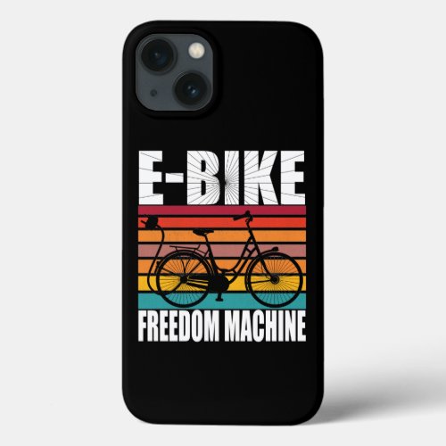 E_Bike Freedom Machine iPhone 13 Case