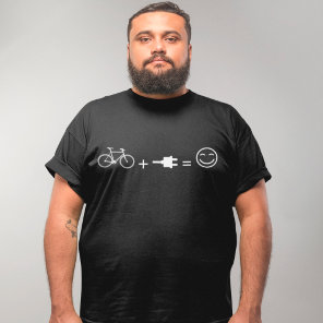 E-Bike Funny Bicycle Electronic Electric Cycling T-Shirt