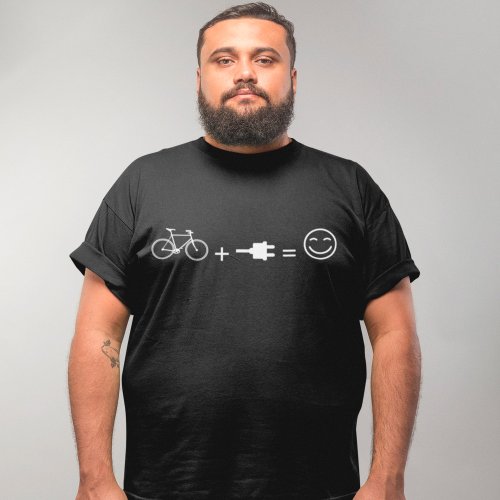E_Bike Funny Bicycle Electronic Electric Cycling T_Shirt