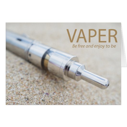 E-cig and vaping cards (Front Horizontal)