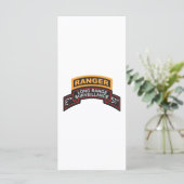 E Co 51st Infantry LRS Scroll, Ranger Tab (Standing Front)