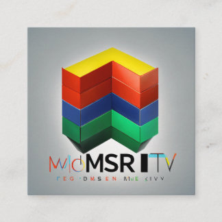 E-commerce Business Developer Square Business Card