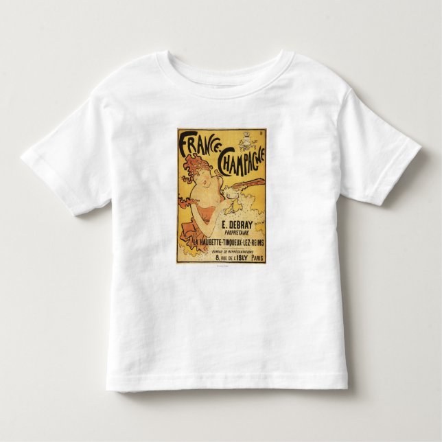E. Debray Champagne Advertisement Poster Toddler T-shirt (Front)