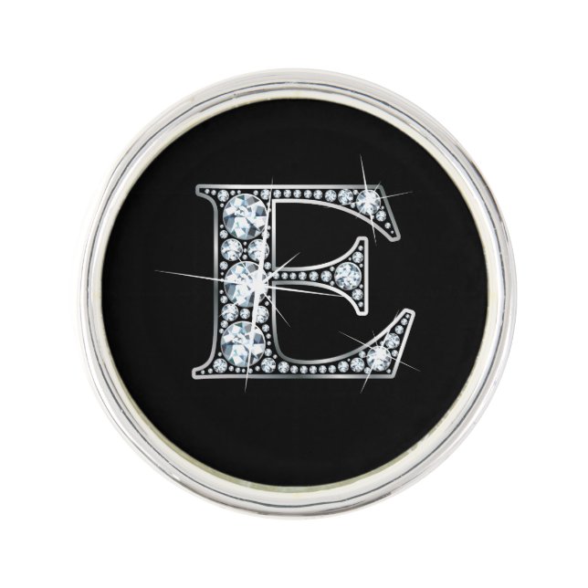 E "Diamond Bling" Pin (Front)