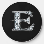 E "Diamond Bling" Wireless Charger (Front)