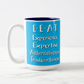 E-E-A-T SEO Acronym Two-Tone Coffee Mug