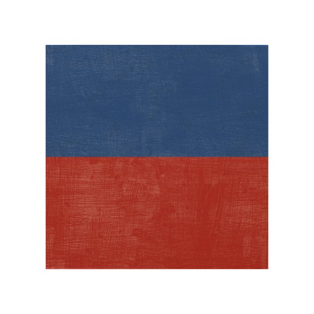 E Echo Nautical Alphabet Signal Flag Wood Wall Art (Front)