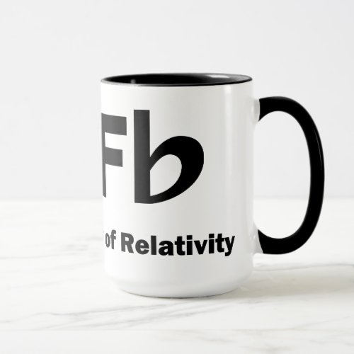 E equals F flat Mug