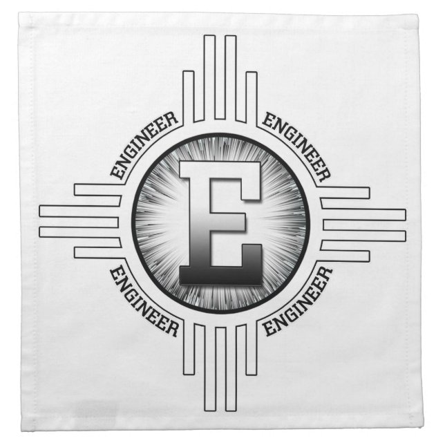 E For ENGINEER Napkin (Front)