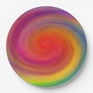 E.G.A.D.S. - I See Rainbows Paper Plate