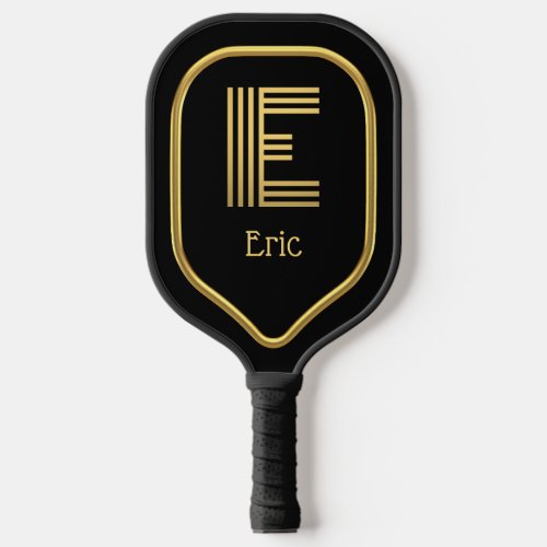 E Gold Initial Pickleball Paddle