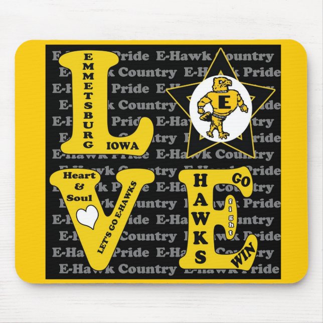 E-Hawk Mouse Pad (Front)
