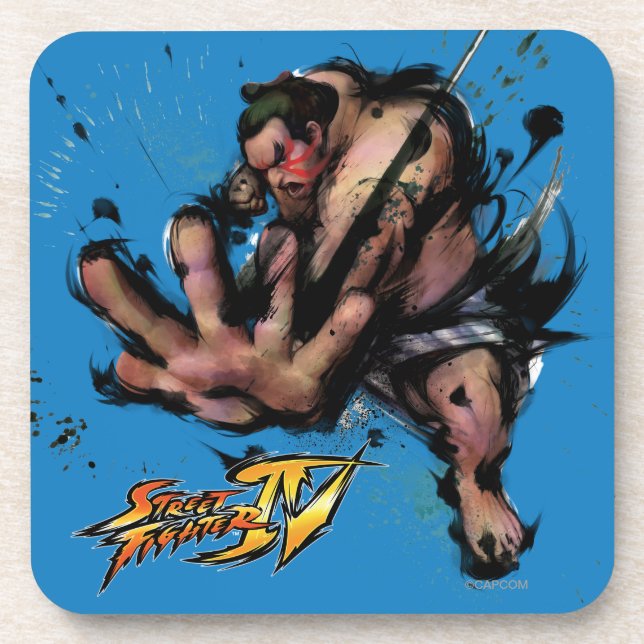 E. Honda Push Beverage Coaster (Front)