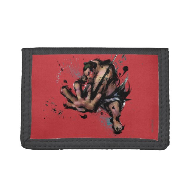 E. Honda Push Tri-fold Wallet (Front)