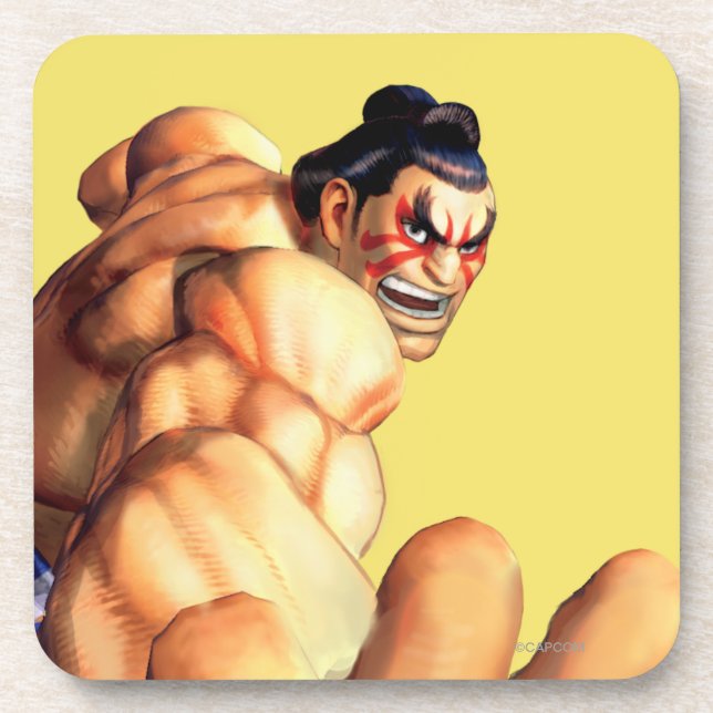 E. Honda Side Stance Beverage Coaster (Front)