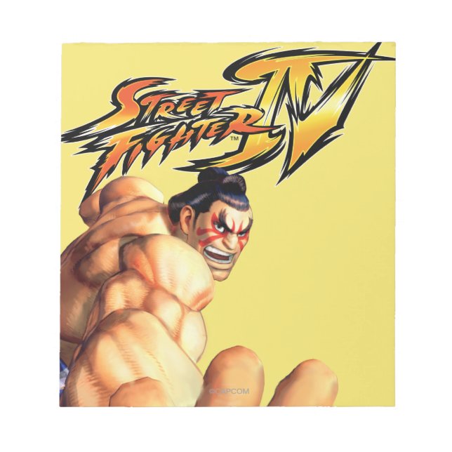 E. Honda Side Stance Notepad (Front)