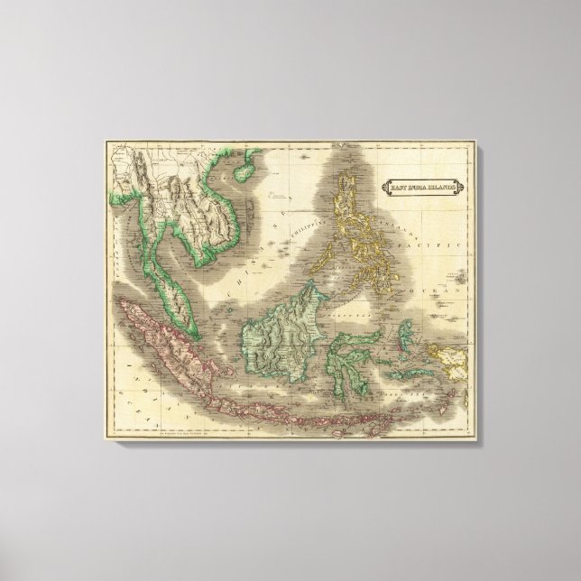 E India Islands Canvas Print (Front)